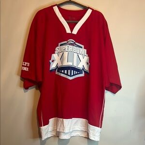 Red Super Bowl XLIX Jersey